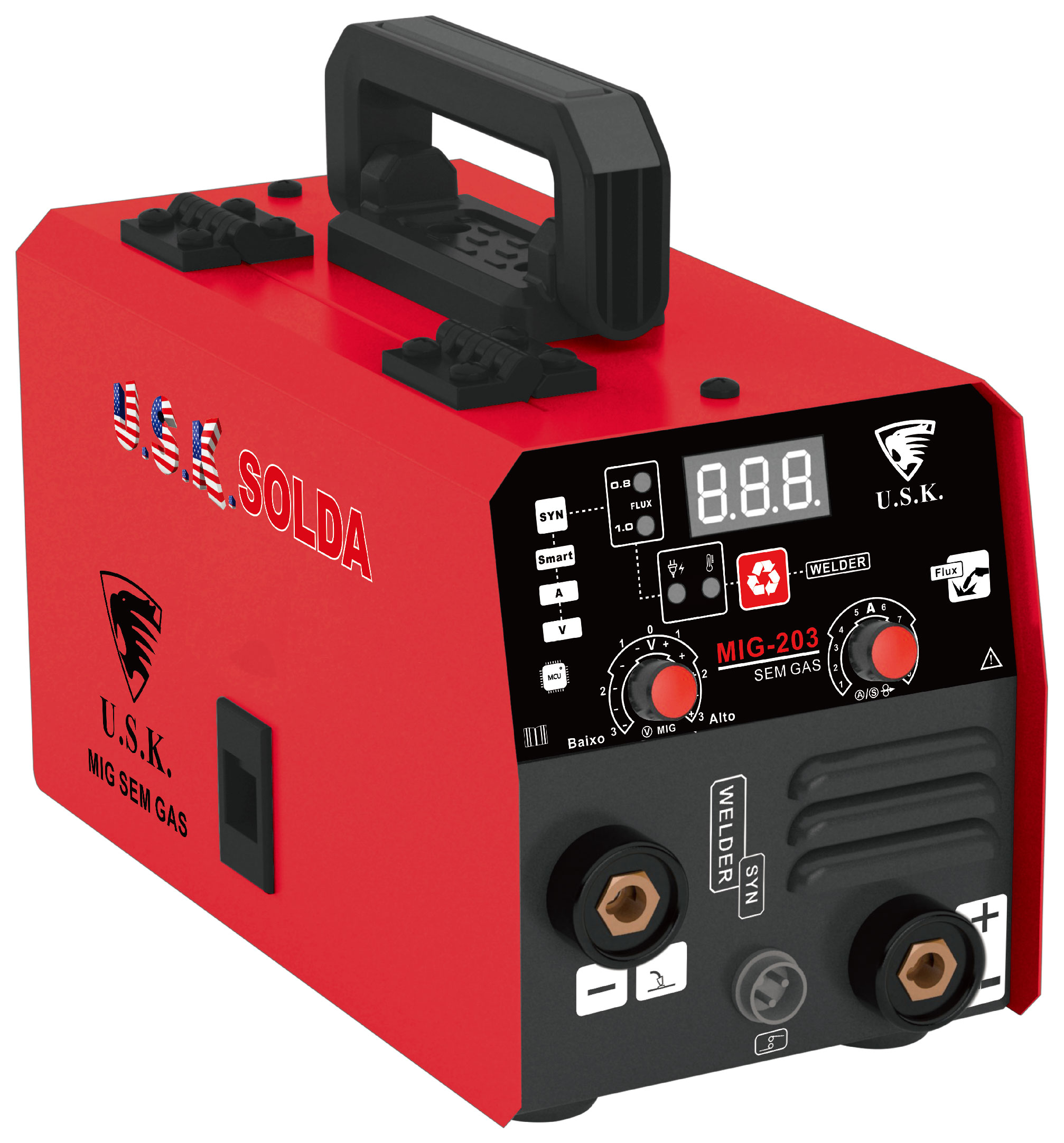SOLDADORA INVERTER MiG(gasless)-203