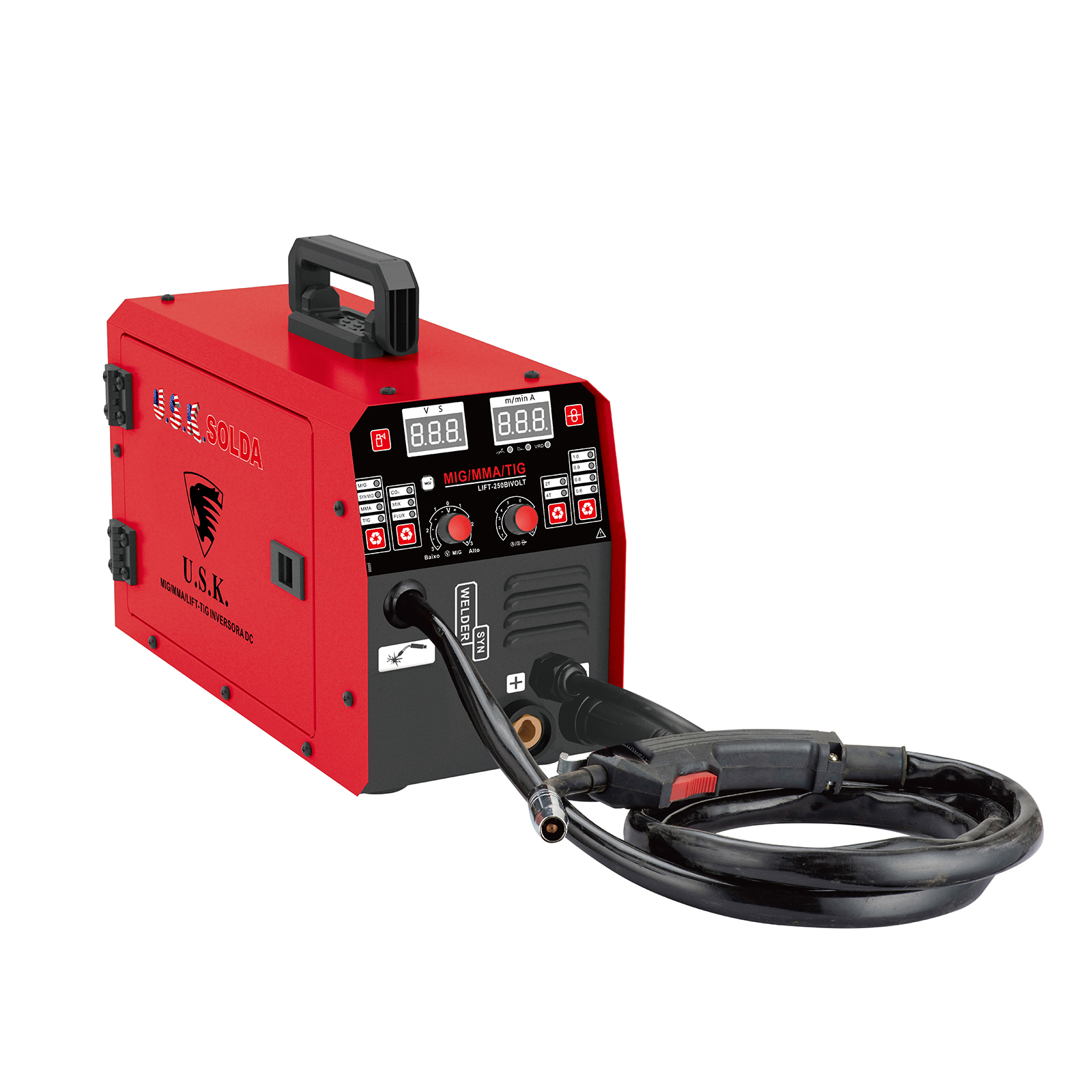 SOLDADORA INVERTER MIG-250