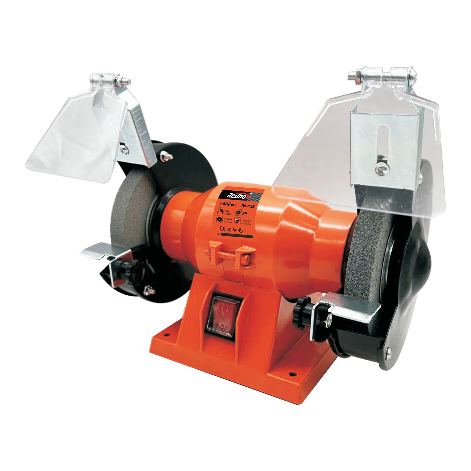 Esmeril de banco 5'' 1/4 HP con 2 piedras de esmeril - 110V RB-130